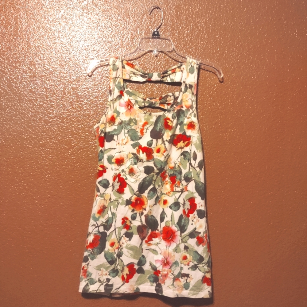 Cute Twenty One summer dress, floral print mini dress Med